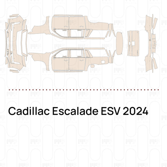 Pre-Cut PPF Cadillac Escalade ESV 2024