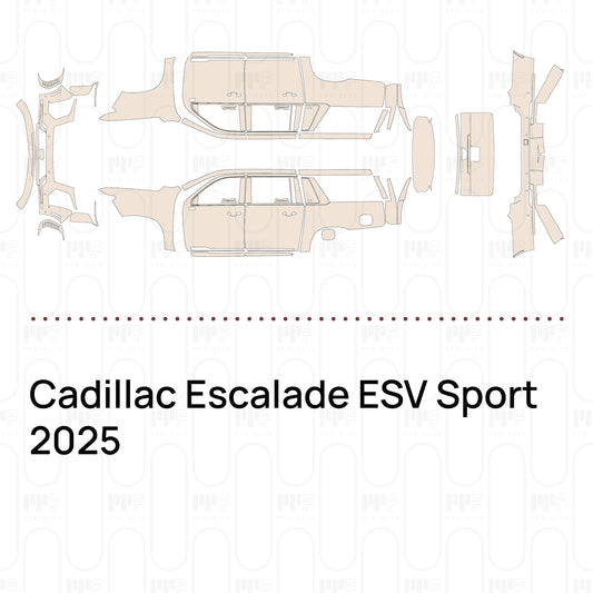 Pre-Cut PPF Cadillac Escalade ESV Sport 2025