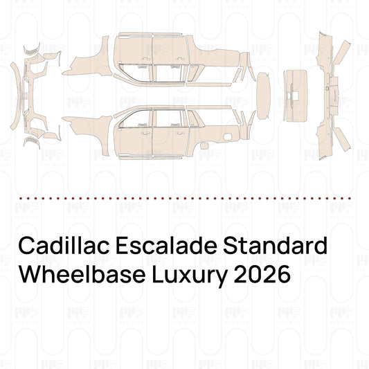 Pre-Cut PPF Cadillac Escalade Standard Wheelbase Luxury 2026