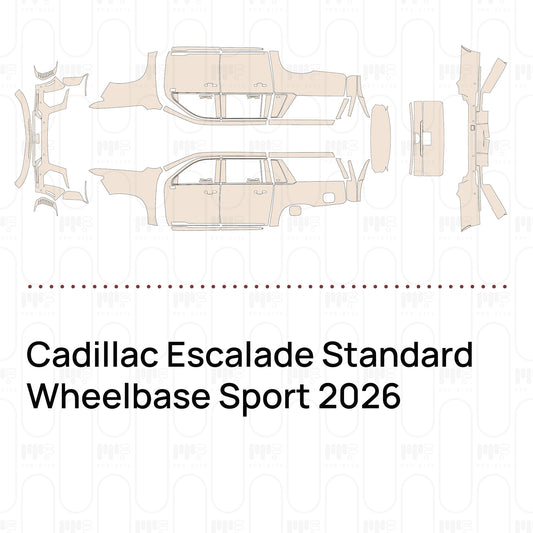 Pre-Cut PPF Cadillac Escalade Standard Wheelbase Sport 2026