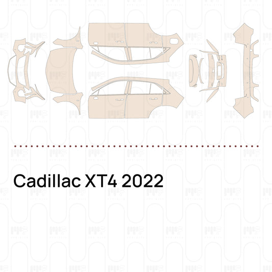 Pre-Cut PPF Cadillac XT4 2022