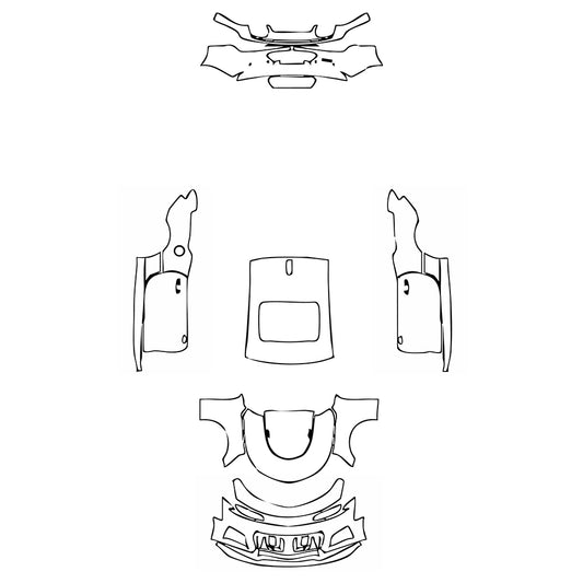 Pre-Cut PPF Chevrolet Camaro ZL1 Convertible 2021 - PPF-Kits