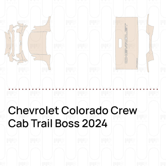 Pre-Cut PPF Chevrolet Colorado Crew Cab Trail Boss 2024