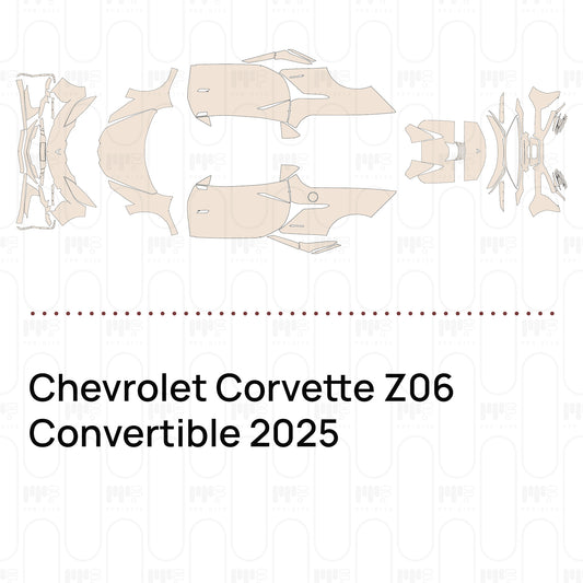 Pre-Cut PPF Chevrolet Corvette Z06 Convertible 2025