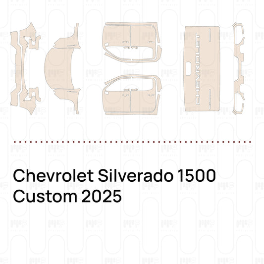 Pre-Cut PPF Chevrolet Silverado 1500 Custom 2025