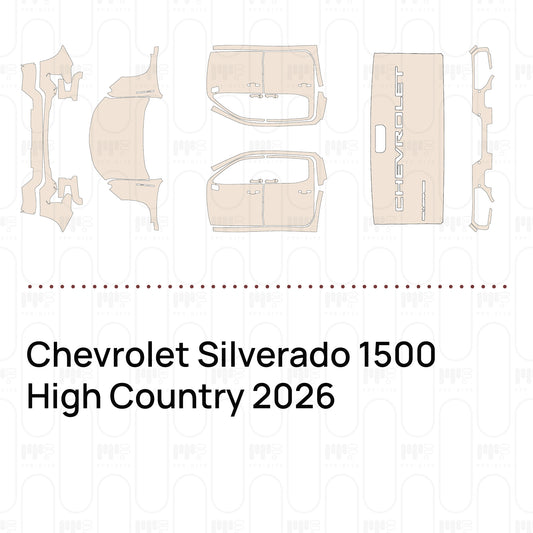 Pre-Cut PPF Chevrolet Silverado 1500 High Country 2026