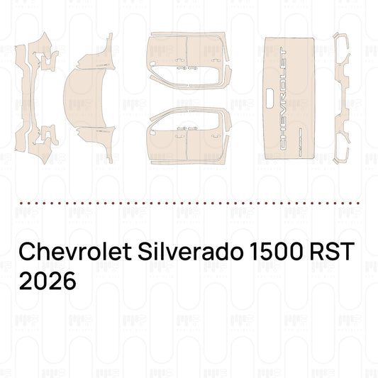 Pre-Cut PPF Chevrolet Silverado 1500 RST 2026
