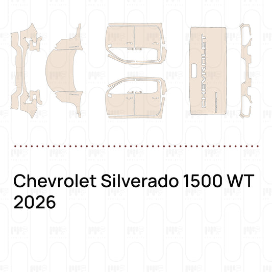 Pre-Cut PPF Chevrolet Silverado 1500 WT 2026