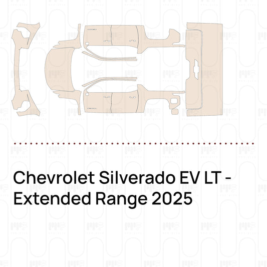 Pre-Cut PPF Chevrolet Silverado EV LT - Extended Range 2025