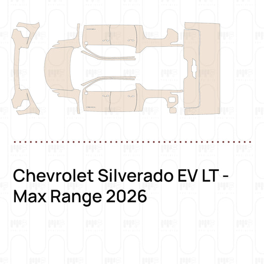 Pre-Cut PPF Chevrolet Silverado EV LT - Max Range 2026