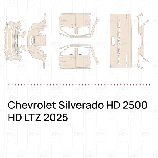 Pre-Cut PPF Chevrolet Silverado HD 2500 HD LTZ 2025