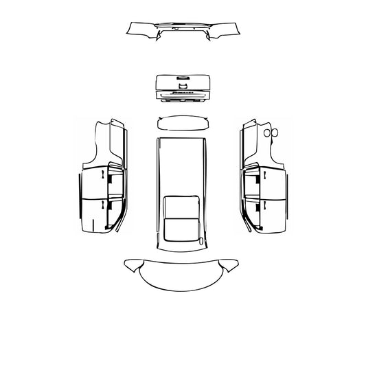 Pre-Cut PPF Chevrolet Suburban Z71 2021 - PPF-Kits