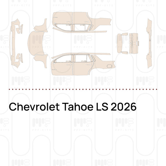 Chevrolet Tahoe LS 2026 – Pellicola protettiva PPF pretagliata