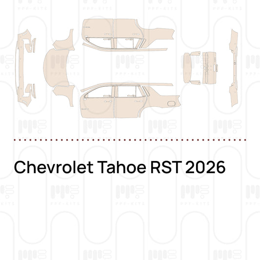Chevrolet Tahoe RST 2026 – Pellicola protettiva PPF pretagliata