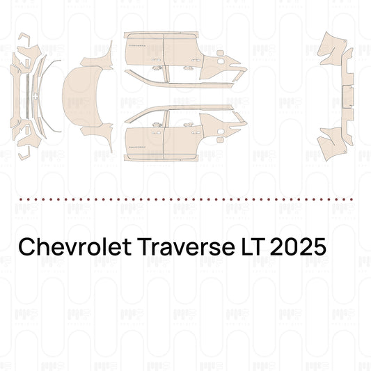Pre-Cut PPF Chevrolet Traverse LT 2025