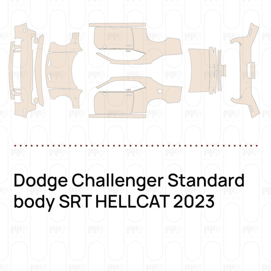 Pre-Cut PPF Dodge Challenger Standard body SRT HELLCAT 2023