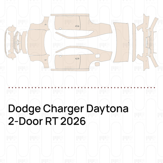 Pre-Cut PPF Dodge Charger Daytona 2-Door RT 2026