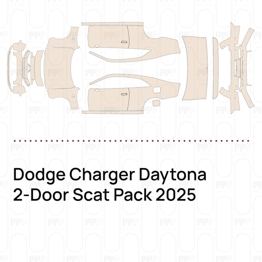 Pre-Cut PPF Dodge Charger Daytona 2-Door Scat Pack 2025