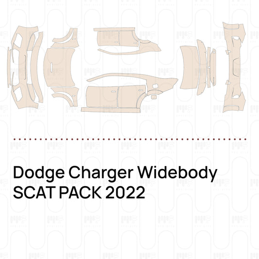 Pre-Cut PPF Dodge Charger Widebody SCAT PACK 2022