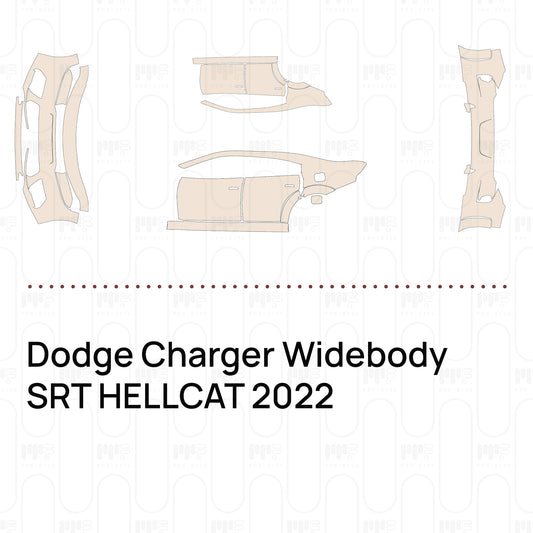 Pre-Cut PPF Dodge Charger Widebody SRT HELLCAT 2022