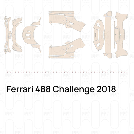 Pre-Cut PPF Ferrari 488 Challenge 2018