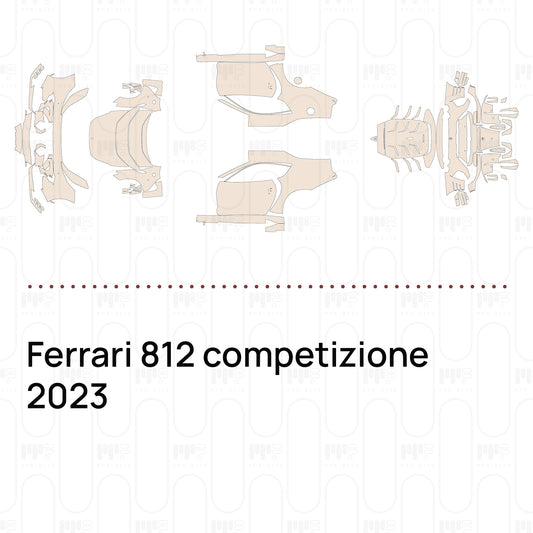 Pre-Cut PPF Ferrari 812 competizione 2023