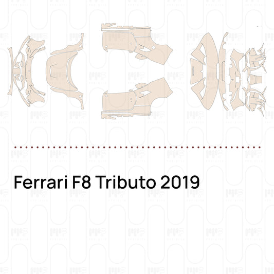 Pre-Cut PPF Ferrari F8 Tributo 2019