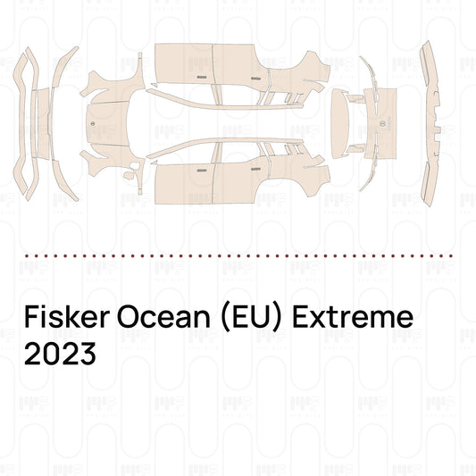 Fisker Ocean (EU) Extreme 2023 – Pellicola protettiva PPF pretagliata