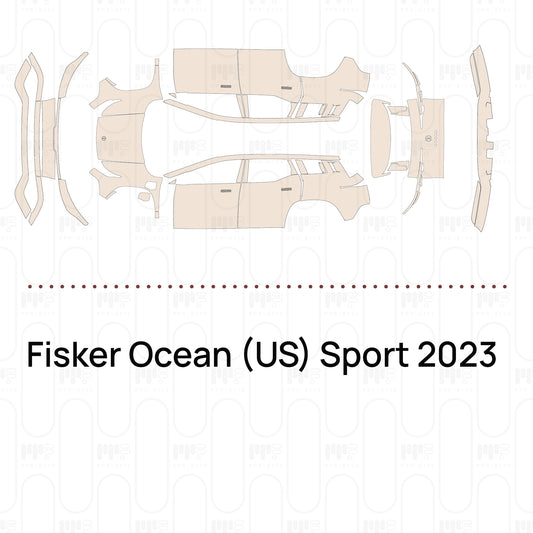 Fisker Ocean (US) Sport 2023 – Pellicola protettiva PPF pretagliata