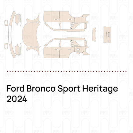 Pre-Cut PPF Ford Bronco Sport Heritage 2024