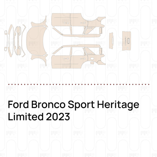 Pre-Cut PPF Ford Bronco Sport Heritage Limited 2023