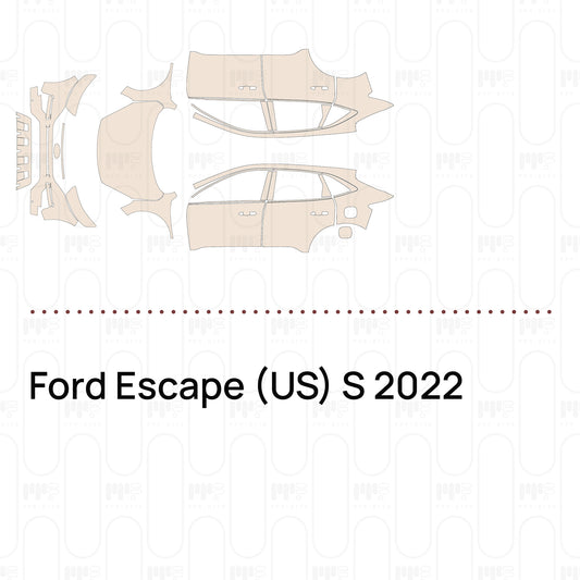 Pre-Cut PPF Ford Escape (US) S 2022
