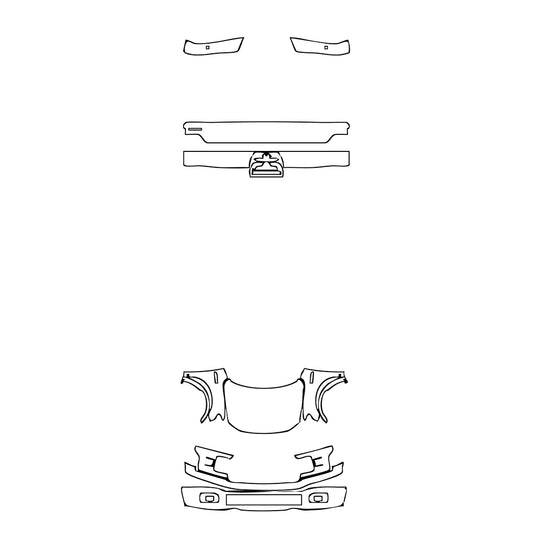 Pre-Cut PPF Ford F-150 Limited SuperCab 2020 - PPF-Kits