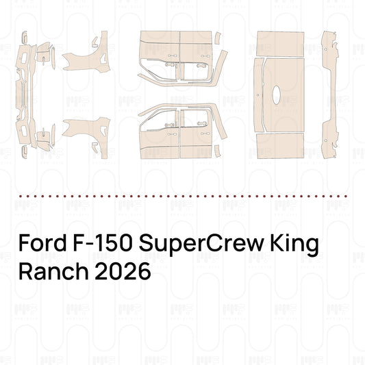 Pre-Cut PPF Ford F-150 SuperCrew King Ranch 2026