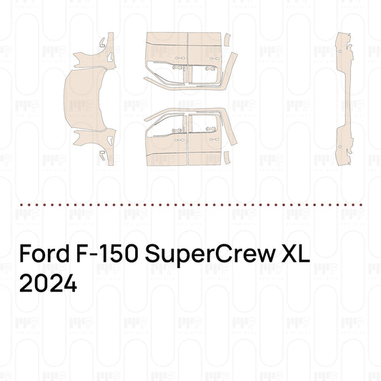 Pre-Cut PPF Ford F-150 SuperCrew XL 2024
