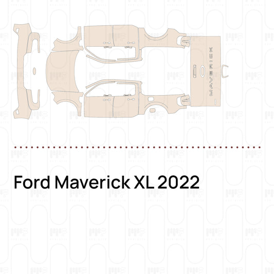 Pre-Cut PPF Ford Maverick XL 2022