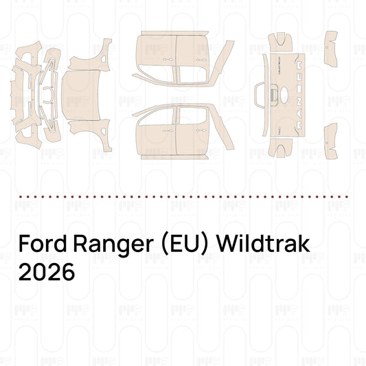 Pre-Cut PPF Ford Ranger (EU) Wildtrak 2026