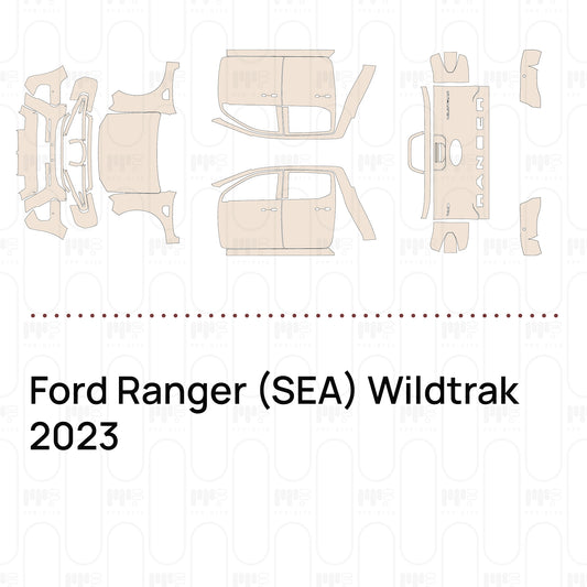 Pre-Cut PPF Ford Ranger (SEA) Wildtrak 2023