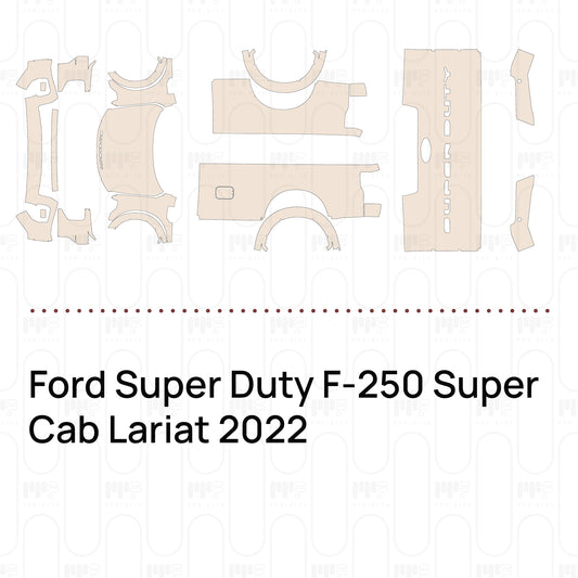 Pre-Cut PPF Ford Super Duty F-250 Super Cab Lariat 2022