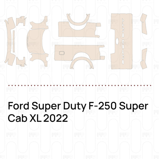 Pre-Cut PPF Ford Super Duty F-250 Super Cab XL 2022
