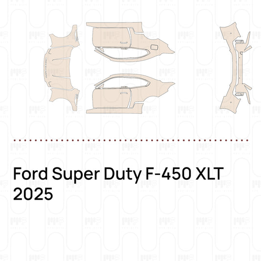 Pre-Cut PPF Ford Super Duty F-450 XLT 2025