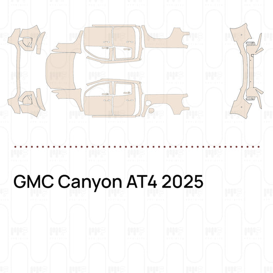 Pre-Cut PPF GMC Canyon AT4 2025