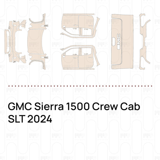 Pre-Cut PPF GMC Sierra 1500 Crew Cab SLT 2024