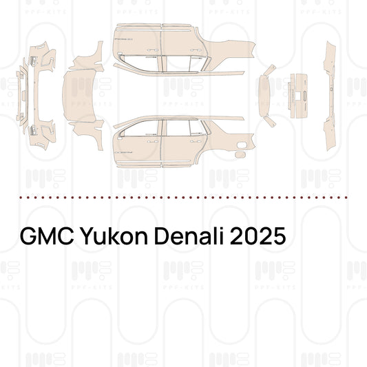 GMC Yukon Denali 2025 – Pellicola protettiva PPF pretagliata