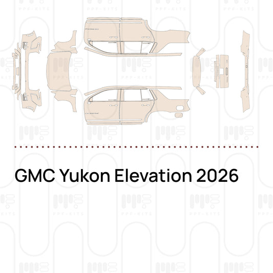 GMC Yukon Elevation 2026 – Pellicola protettiva PPF pretagliata