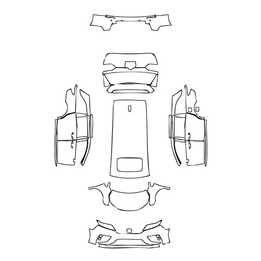 Pre-Cut PPF Honda Odyssey 2019 - PPF-Kits