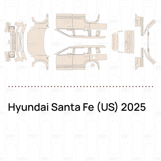 Pre-Cut PPF Hyundai Santa Fe (US) 2025