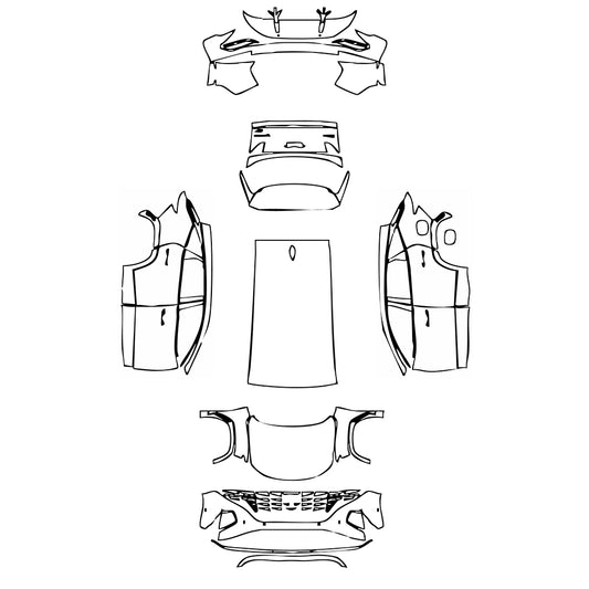 Pre-Cut PPF Hyundai Tucson (EU) Base 2021 - PPF-Kits