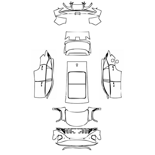 Pre-Cut PPF Hyundai Tucson (US) Base 2021 - PPF-Kits