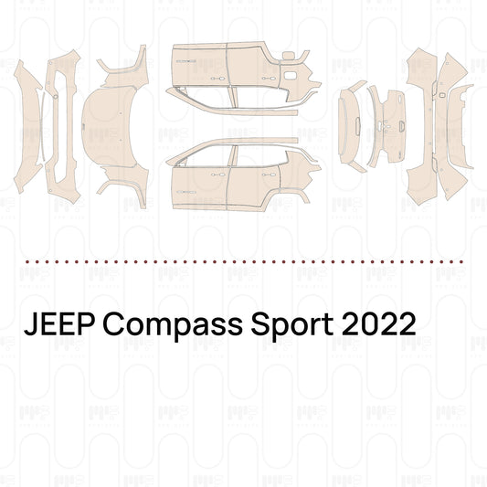 Pre-Cut PPF JEEP Compass Sport 2022
